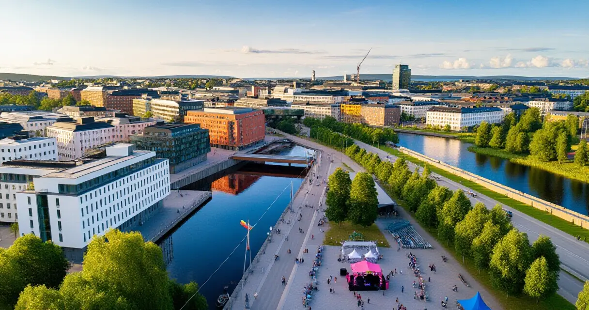 Oulun kaupunkikeskusta kes&auml;ll&auml; 2026, tapahtumat ja festivaalit k&auml;ynniss&auml;